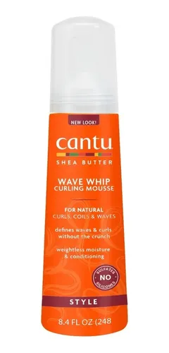 Cantu Wave Whip Curling Mousse Espuma 248ml Rizos Rulos