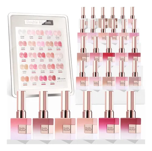 Kit De Esmalte En Gel 28 Piezas Double Rhythm
