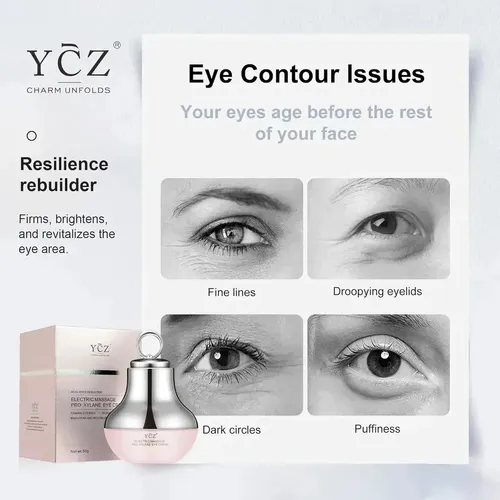 Crema De Ojos De Masaje Eléctrico Ycz Para Ojeras, 1uds