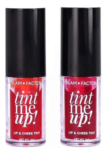Set Tintes Labios Mejillas Tint Me Up Glam Factor 2 Piezas