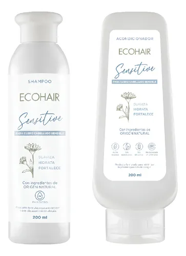 Combo Ecohair Sensitive Shampoo Y Acondicionador Anticaída
