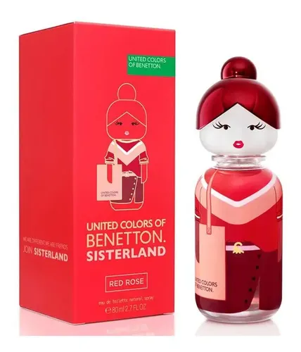 Benetton Sisterland Red Rose Edt 80ml – Perfume Mujer