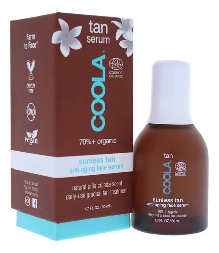 Coola Organic Sunless Self Tanner Serum Facial, Dermatologi.