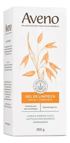 Aveno Gel De Limpieza Facial Y Corporal Aveno X 250 Grs.