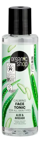 Tónico Facial Aloe Palta Organic Shop Calmante Nutritivo 150ml