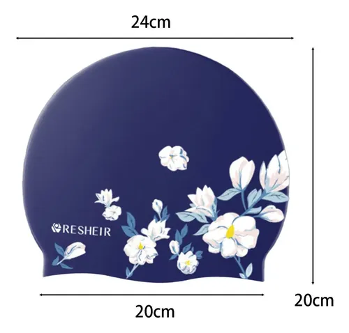 Gorro De Natación De Silicona Gorro De Baño For &zz01