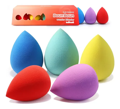 Set De Esponjas De Maquillaje Beakey Boun Boun, 5 Unidades,