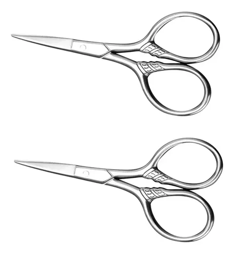 2 X Barba Belleza Inoxidable Bigote Cejas Nariz Recortar