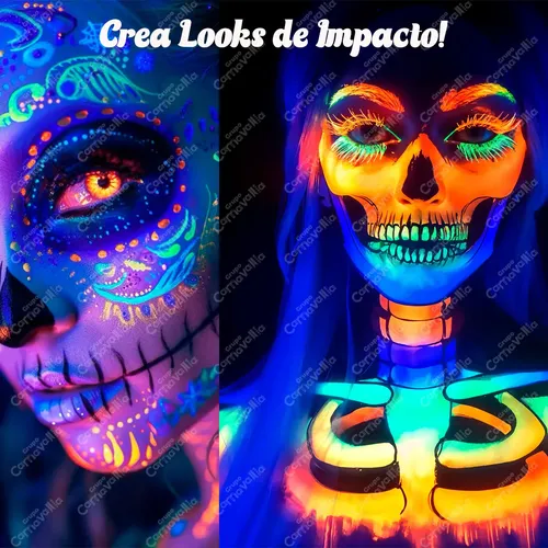 2026 Paleta Maquillaje Pinta Carita 8 Colores Halloween Kit