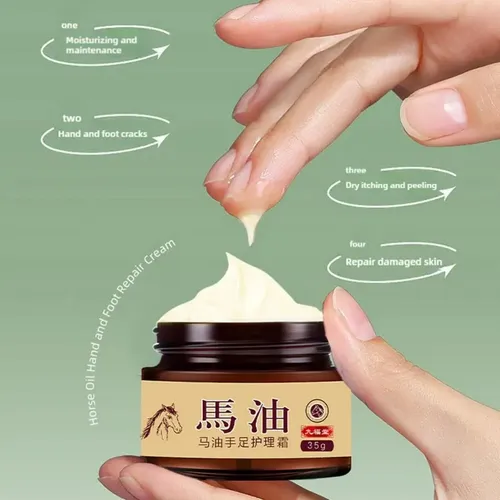 Ag Crema De Aceite De Caballo For Pies Contra Grietas Secas