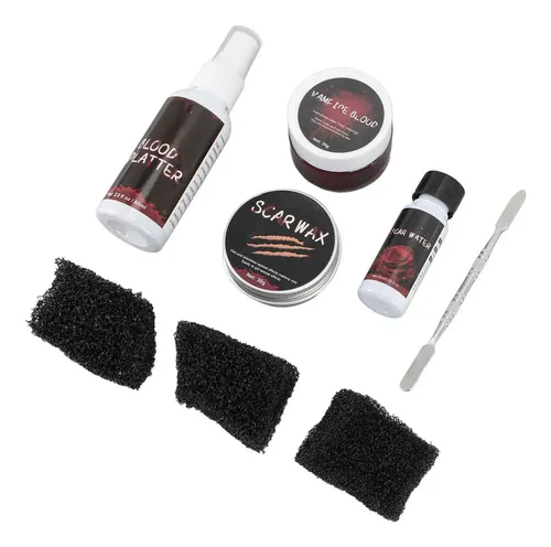 Kit De Maquillaje Fake Blood, Espeluznante Pintura Festiva P