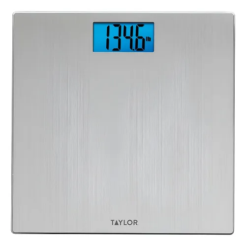 Balanza Digital Taylor de Vidrio y Acero Inoxidable de 181 kg