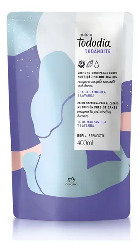 Refil Crema Tododia Todanoche Té De Manzanilla Y Lavanda
