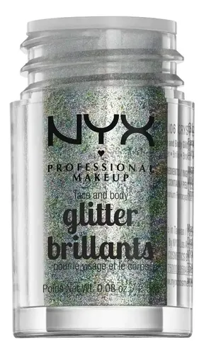Nyx Professional Makeup Brillo Facial Y Corporal, Crystal…