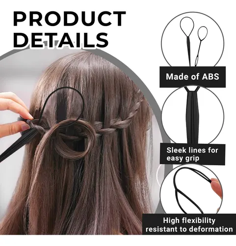 Herramienta For El Cabello De Cola Topsy, Bucle Con Peine /