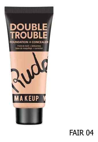 Combo Bases Líquidas Con Corrector X4 Rude Cosmetics