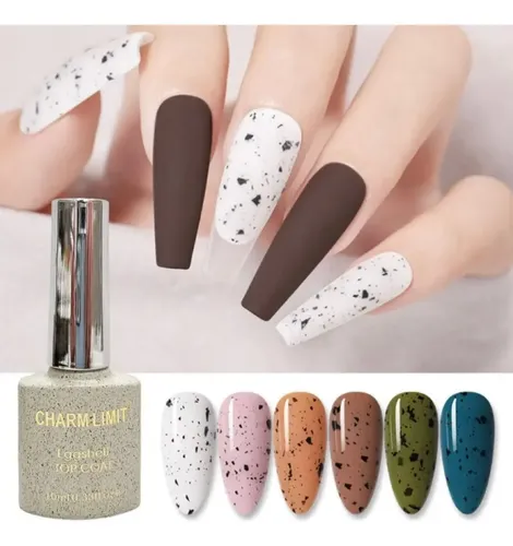 Top Coat Charm Limit Efecto Huevo De Codorniz Eggshell 10ml