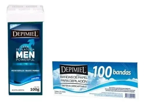 Cera Depimiel Sistema Descartable Roll-on X 12 Un +100bandas