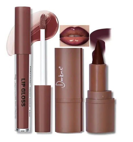 Juego De Delineador De Labios, Color Morado