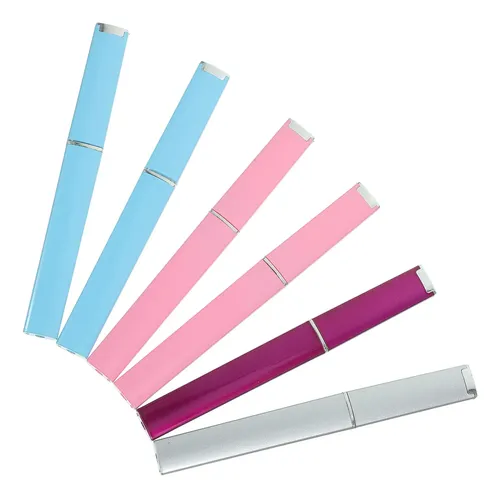 6 Limas De Uñas De Vidrio Coloridas, Doble Cara, Gruesa Y Fi