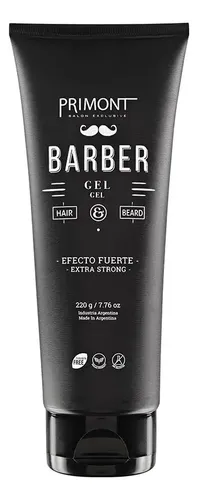 Primont Barber Gel Capilar Vegano Fijación Ultra Fuerte 220g