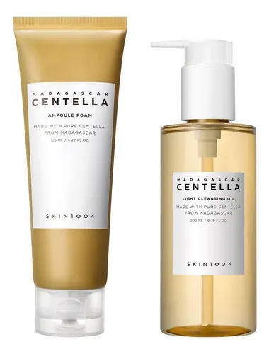 Skin1004 Madagascar Centella Double Cleansing Duo Set 2 Pzs Momento De Aplicación Día/noche Tipo De Piel Todo Tipo De Piel