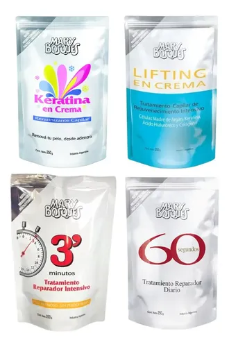 Mary Bosques Lifting + Keratina  + 3 Min + 60 Seg Dp 250g