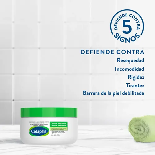 Cetaphil Crema Hidratante Corporal Piel Sensible Y Seca 250g