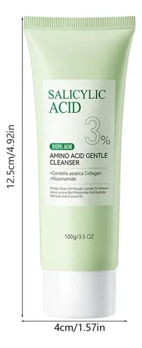 Limpiador De Limpieza Profunda, Limpiador Hidratante, Gel Ef