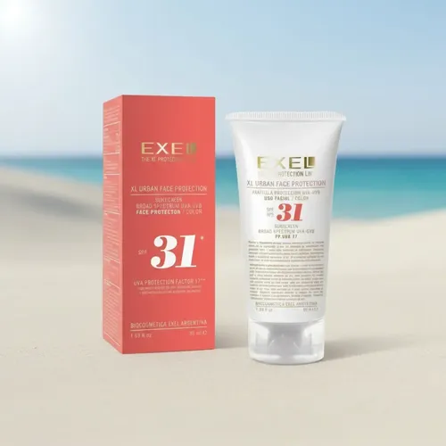 Exel Protector Solar Con Color Facial Factor 31 Fps X 50ml