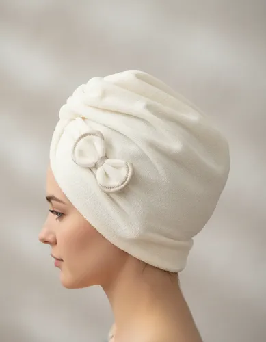 Toalla Turbante De Secado Rápido Gorro Suave Estético