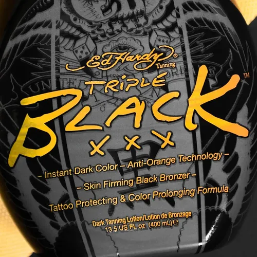 Ed Hardy Black Xxx Loción Bronceadora Instantánea De Colo…