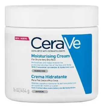 Crema Hidratante Cerave para piel seca a muy seca 454g