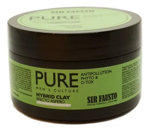 Hybrid Clay Efecto Áspero-crema Para Peinar Sir Fausto 100gr