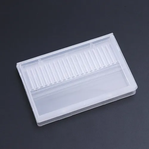 Caja Transparente De Brocas Para Limas De 3/32 Pulgadas