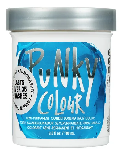 Color De Cabello Semipermanente Punky Azul 100ml Vegano Y L