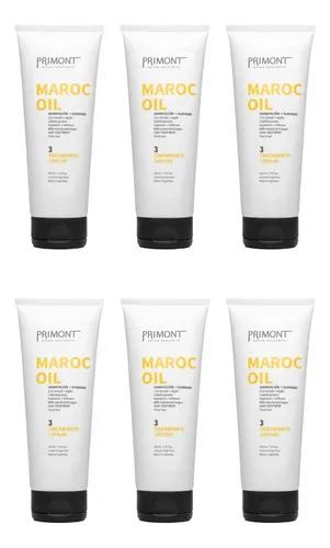 Kit X 6 Mascara Capilar Argan Maroc Oil Primont X220ml