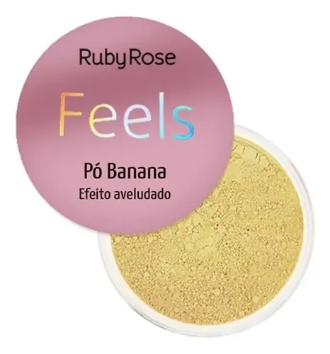Polvo Banana Traslúcido Feels Po Efeito Aveludado Ruby Rose