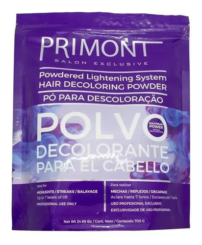 Polvo Decolorante Maximun Power Primont X 700 Grs
