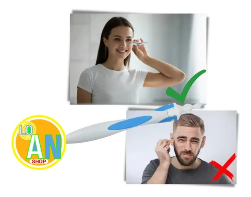 Limpia Oídos Reutilizable Kit 360° Cepillo Hilo Dental X60