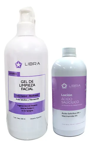Libra Gel Limpieza Sebo Control 500g+ Loción Salicílica 250g