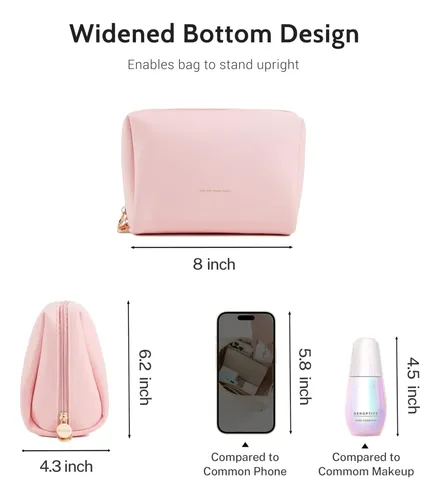 Bolsa De Maquillaje De Viaje Aveniee Toiletry De Piel Vegana