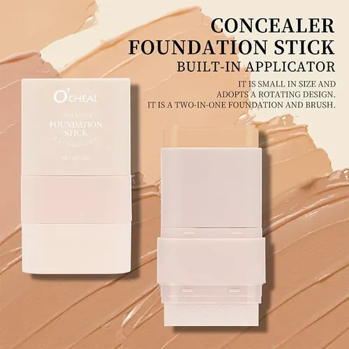 Base Corrector En Barra Con Esponja Integrada Ocheal 04 Wheat