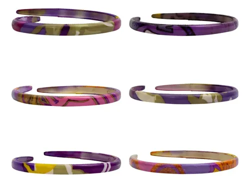 Vincha Plástica Para Pelo Colores Varios – Pack X12 Unidades