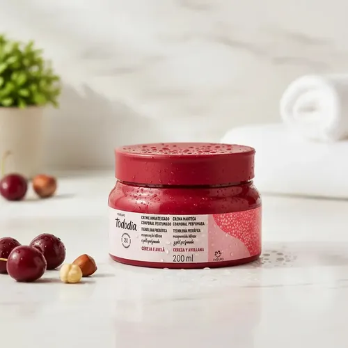 Natura Tododia Crema Mantecada de Cereza y Avellana 200ml