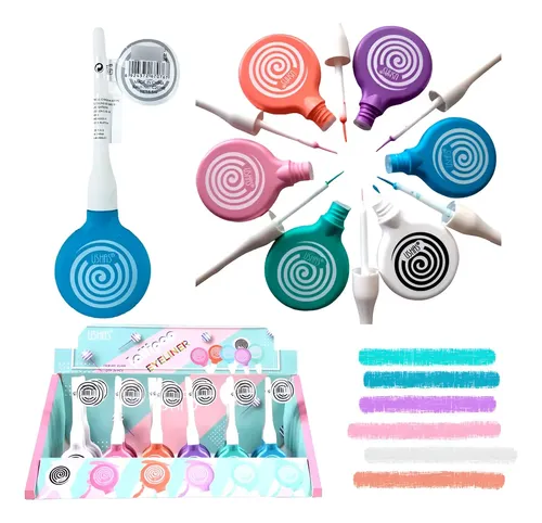 Delineador Ojos Liquido Pincel Tono Pastel Lolipop Ushas