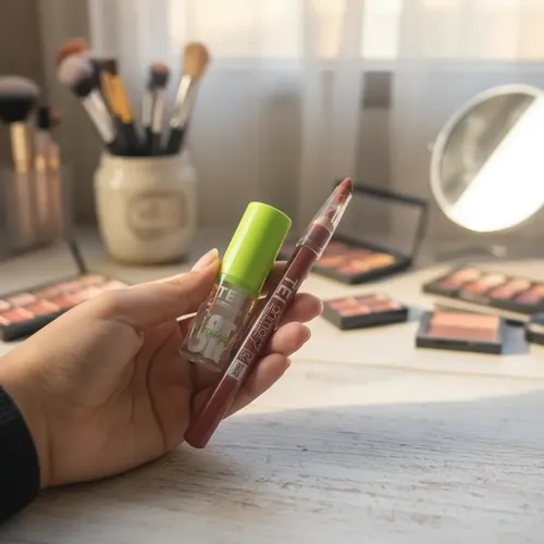 Kit Lip Delineador De Labios-liptint Glos Tei Dupe Nyx