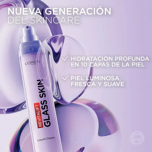 Crema Líquida L’oreal Paris Glass Skin Revitalift 50g