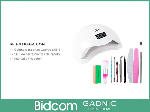 Cabina Para Uñas Uv Led Gadnic 48w Manicura Profesional 220v