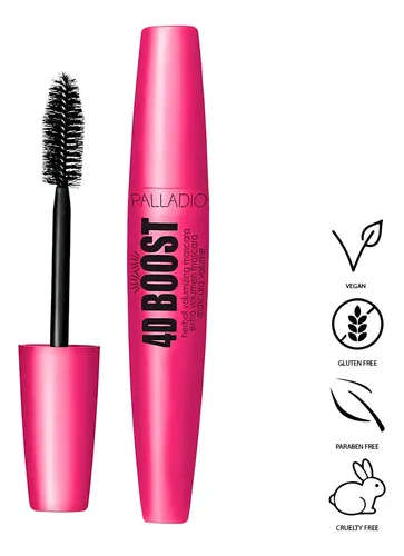 Mascara Para Pestañas 4d Boost Herbal X10ml Palladio Color Brown